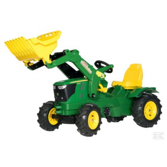 Rolly Toys - J.D. 6210R+čel.nakladač+pneum.