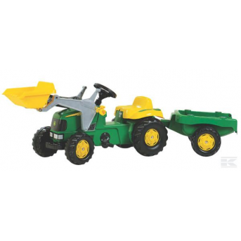 Rolly Toys - John Deere RollyKid s čelným nakladačom a prívesom