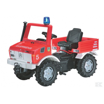 Rolly Toys - rollyFire Unimog  Požární auto s řazením, brzdami, majákem a sirénou